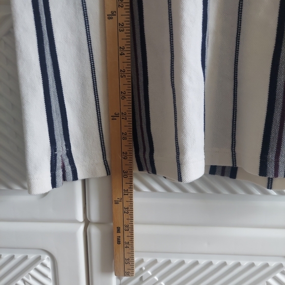 Trader Bay Large 100% Cotton Men's Striped Short Sleeve Polo Shirt... - Picture 8 of 9